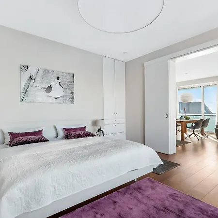 Sky - Exlusives Penthouse Mit Panoramameerblick, Dachterrasse Und Kamin Apartment Olpenitz