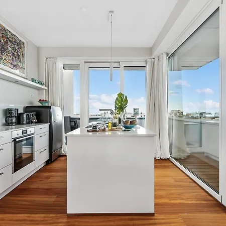 Sky - Exlusives Penthouse Mit Panoramameerblick, Dachterrasse Und Kamin *